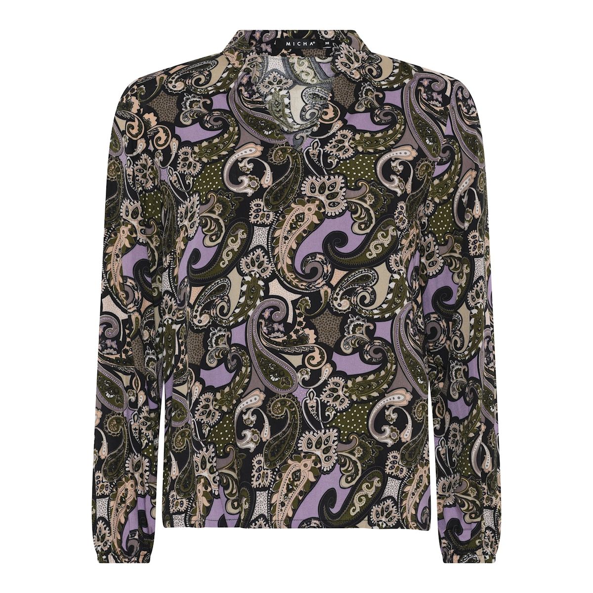 Micha bluse med Paisley Viscose Print