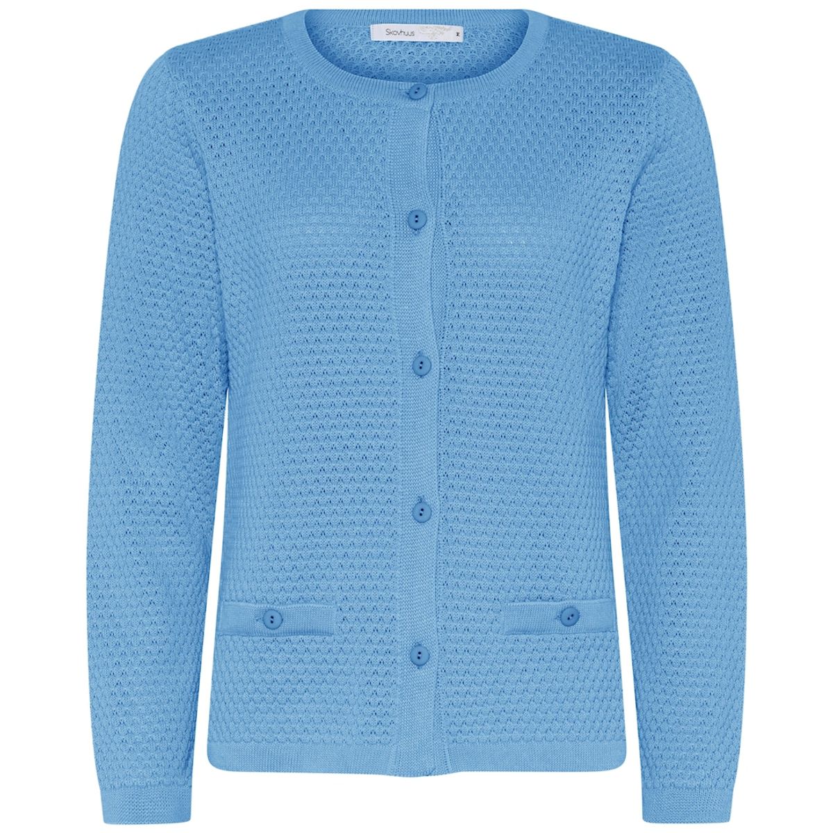 Skovhuus Kvinde Strik Cardigan Pool Blue M