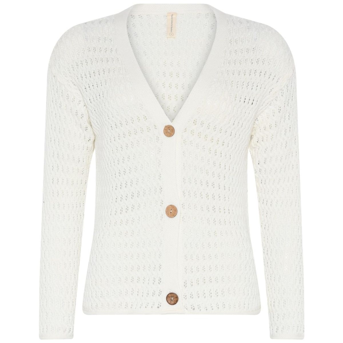 Skovhuus Kvinde Strik Cardigan Off-white XL