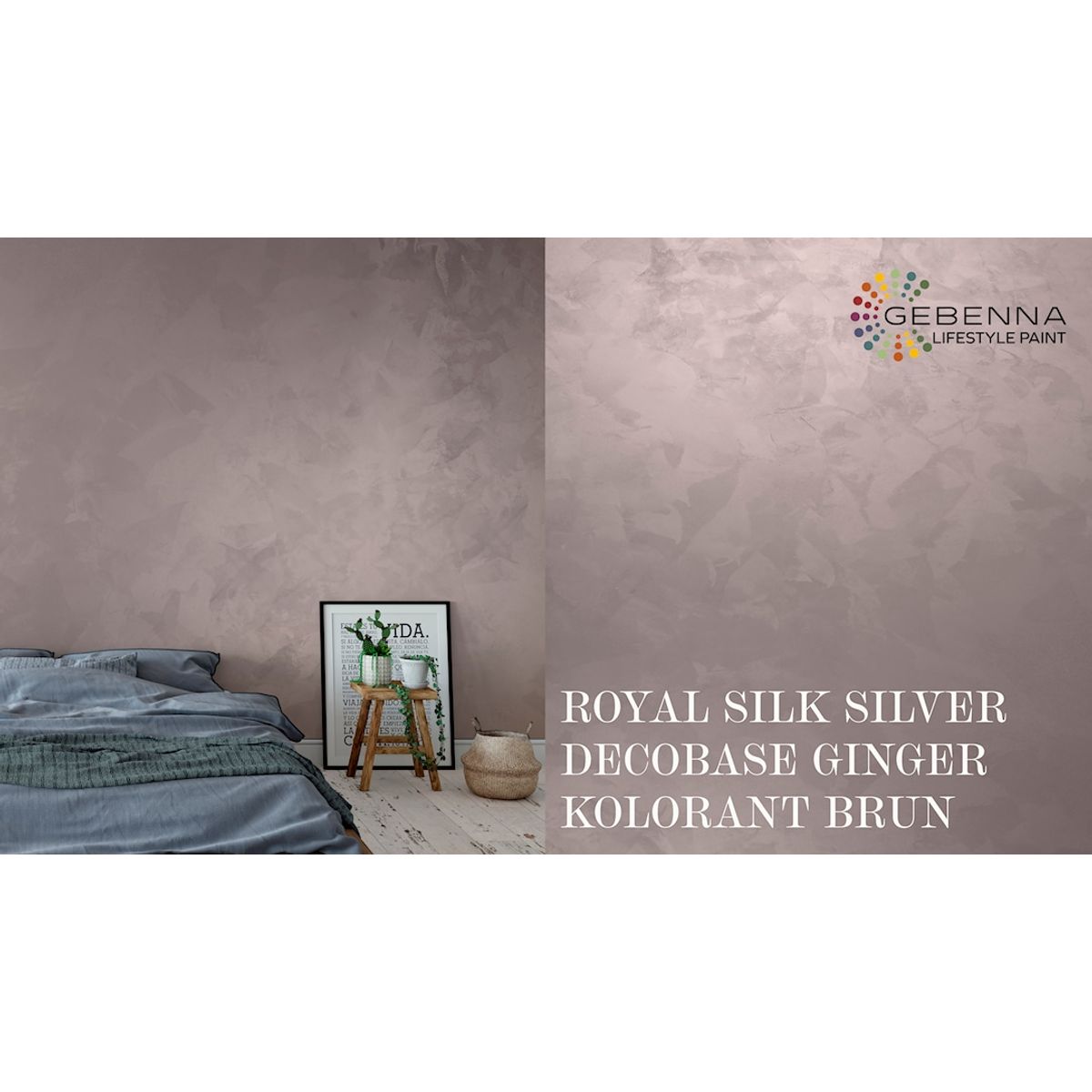 Royal Silk Silverbase + Decobase Ginger + Kolorant Brown