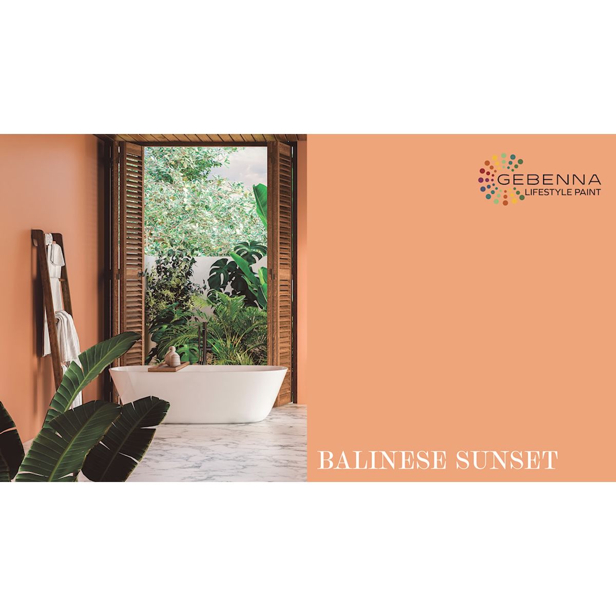 Vådrumsmaling Glans 25: Balinese Sunset 0,68 l