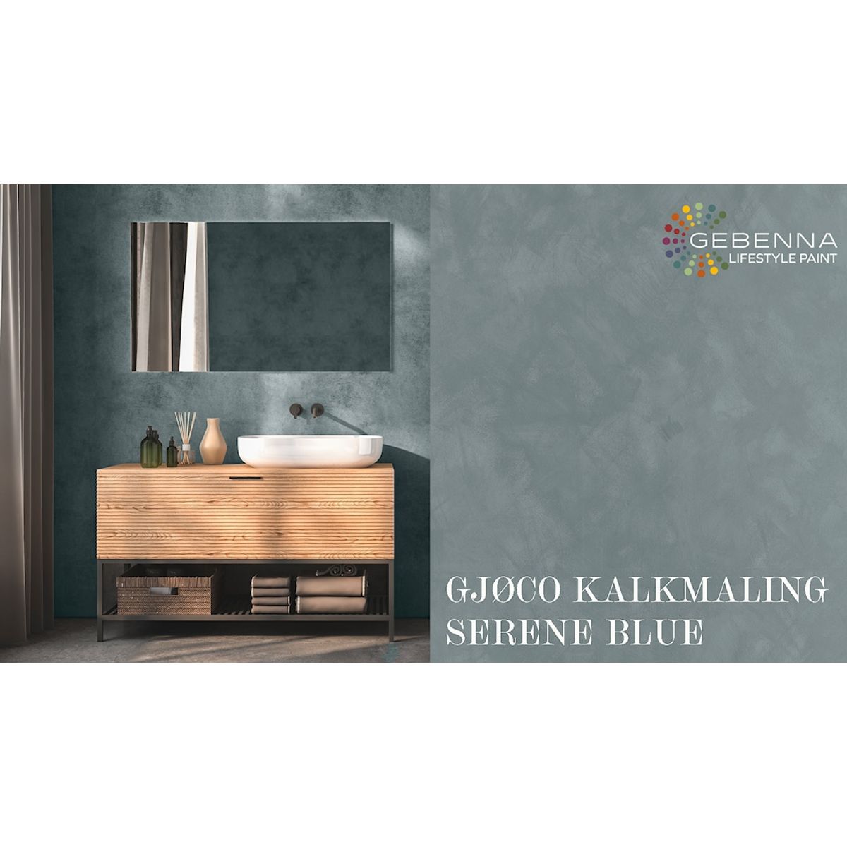 Kalkmaling 5490 Serene Blue 2,7 l