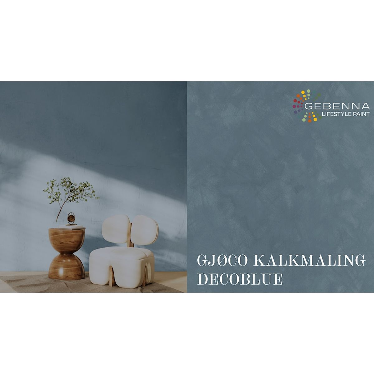 Kalkmaling 4477 Decoblue 2,7 l