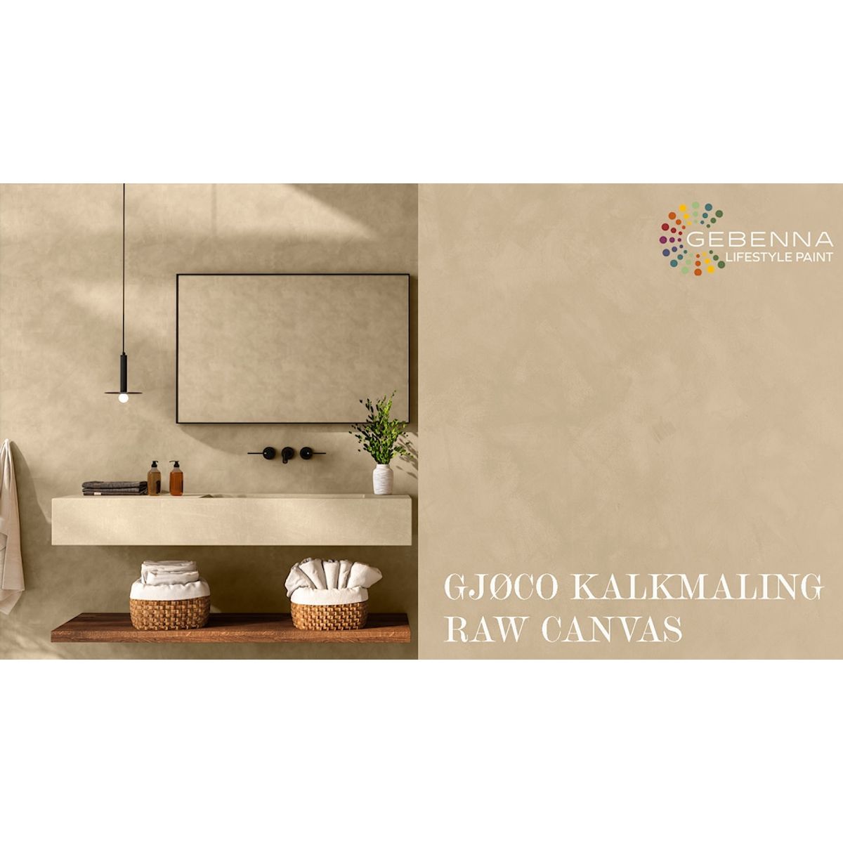 Kalkmaling 10961 Raw Canvas 0,68 l