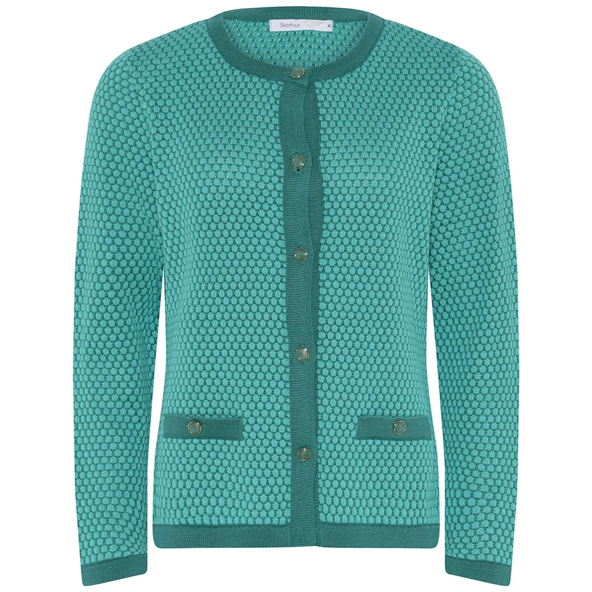 Skovhuus Kvinde Strik Cardigan Ivy Green M