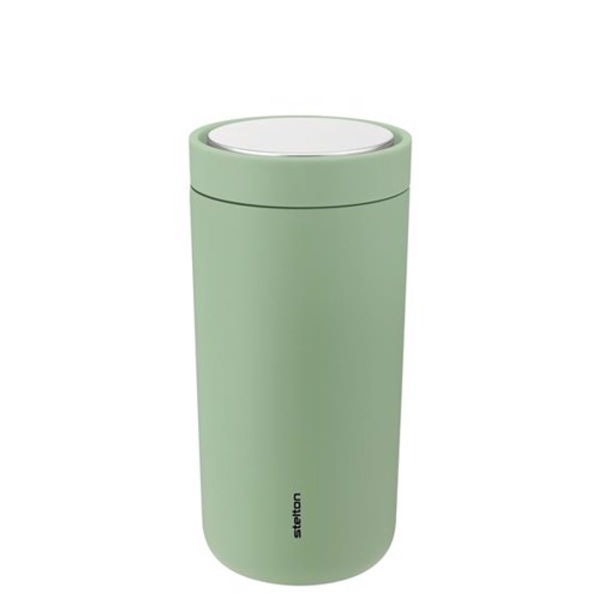 Stelton To Go Click Stål krus 0,4 L - Soft Seagrass