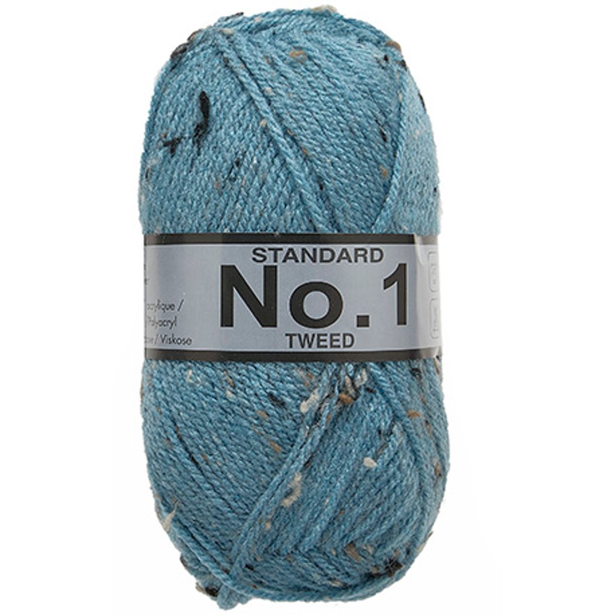 No. 1 Tweed, Blå, 50 g, nr. 663