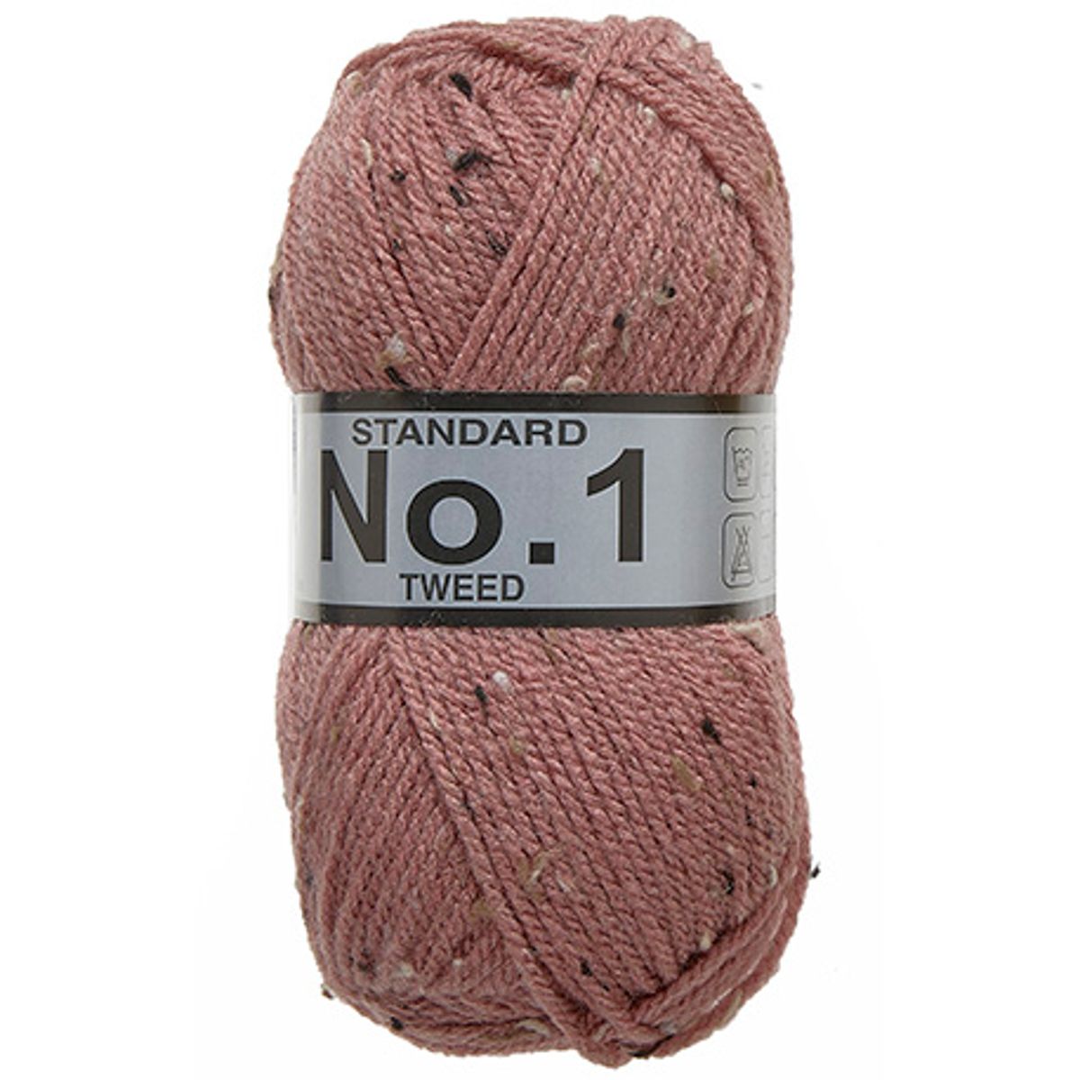 No. 1 Tweed, Støvet rosa, 50 g, nr. 685