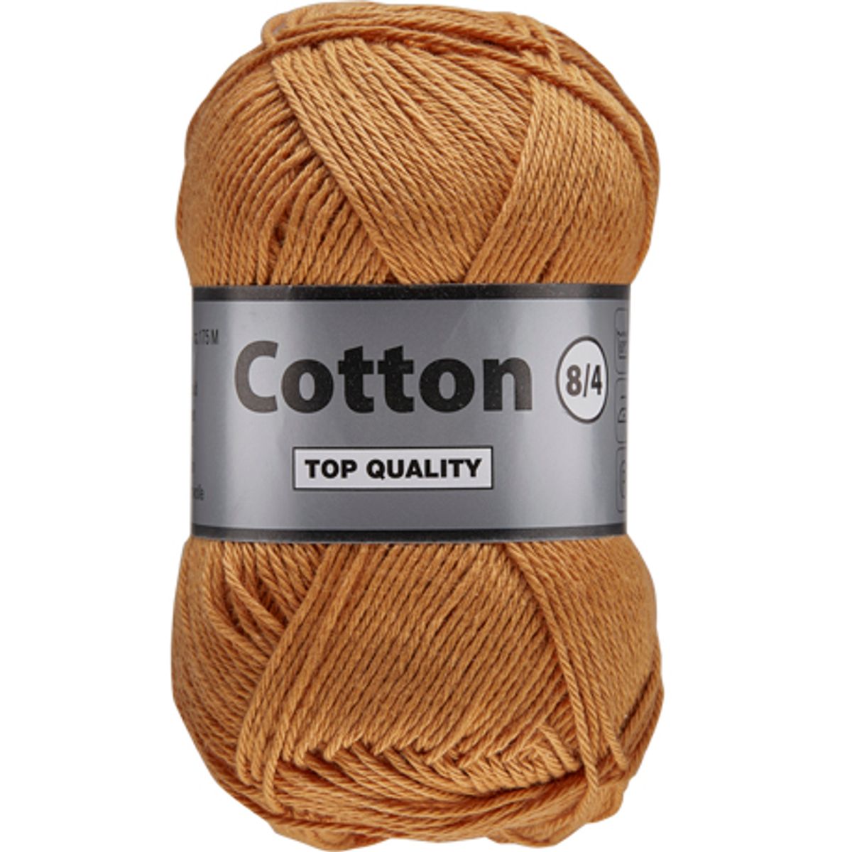 Lammy cotton 8/4, karamel brun, 50 g, nr. 116