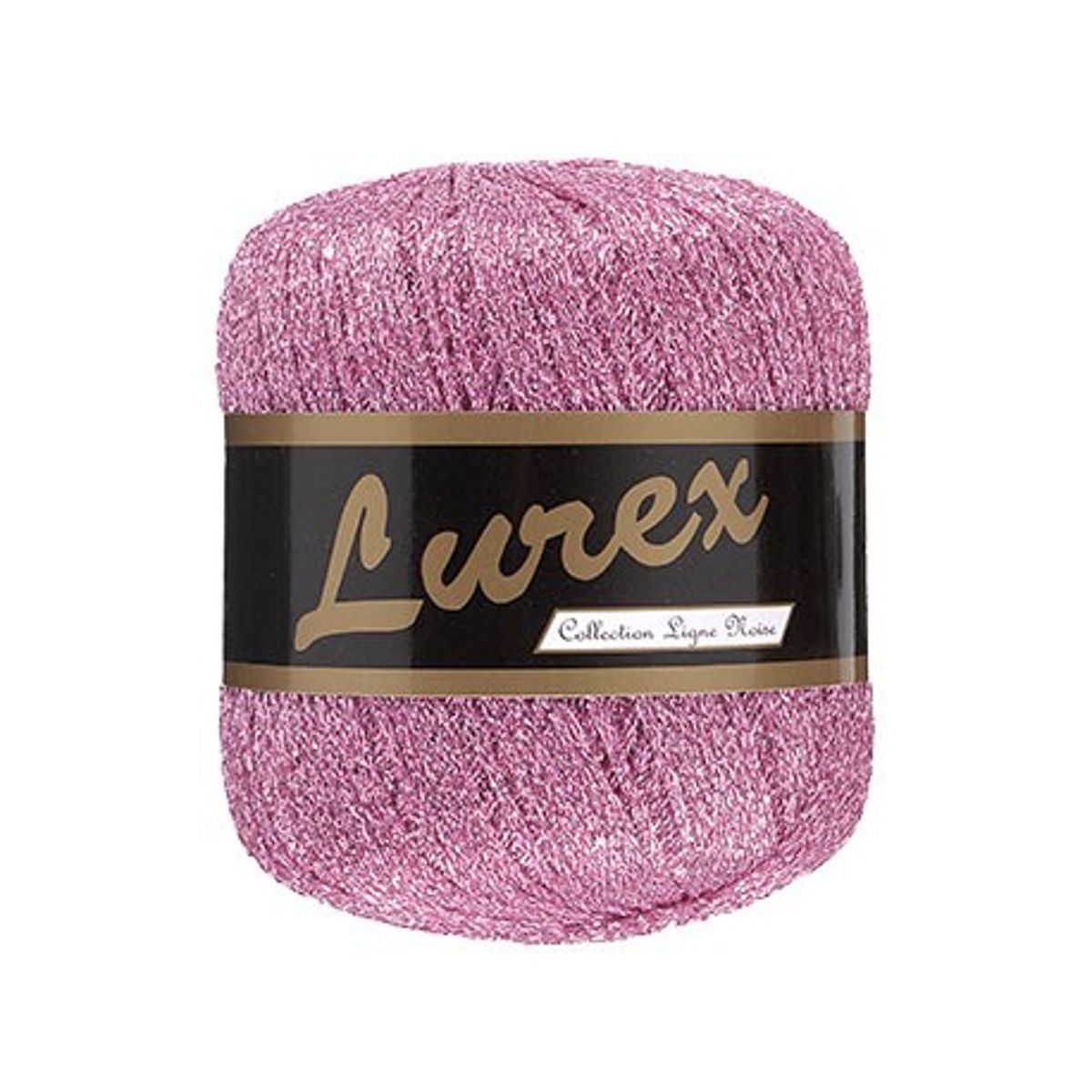 Lurex glimmergarn, lilla, 25 g, nr. 12