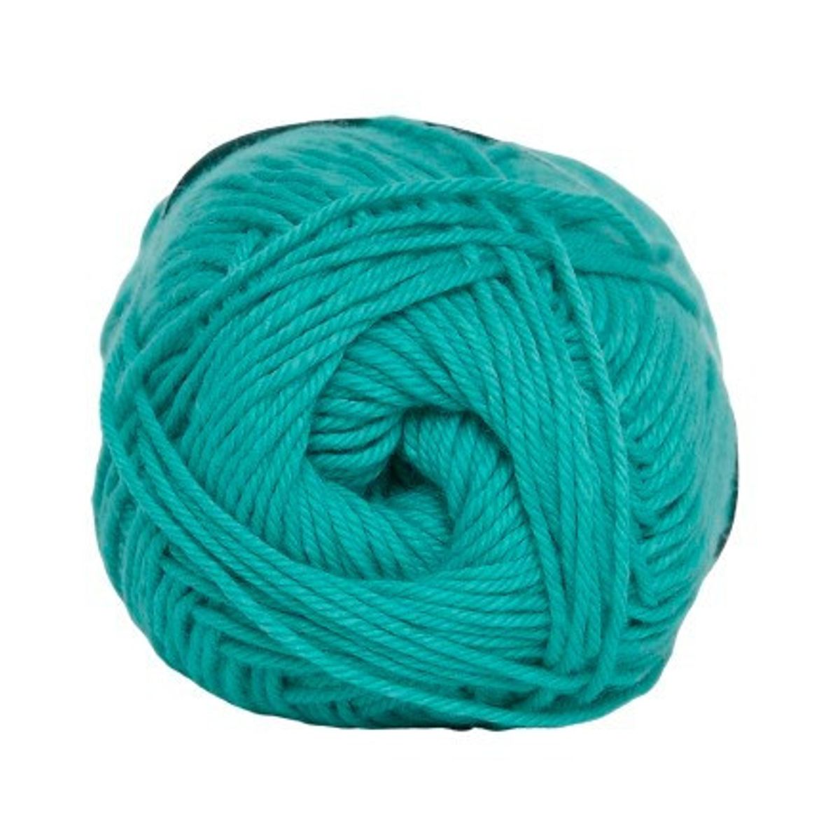 Cotton nr. 8, stærk blågrøn, 50 g, nr. 744