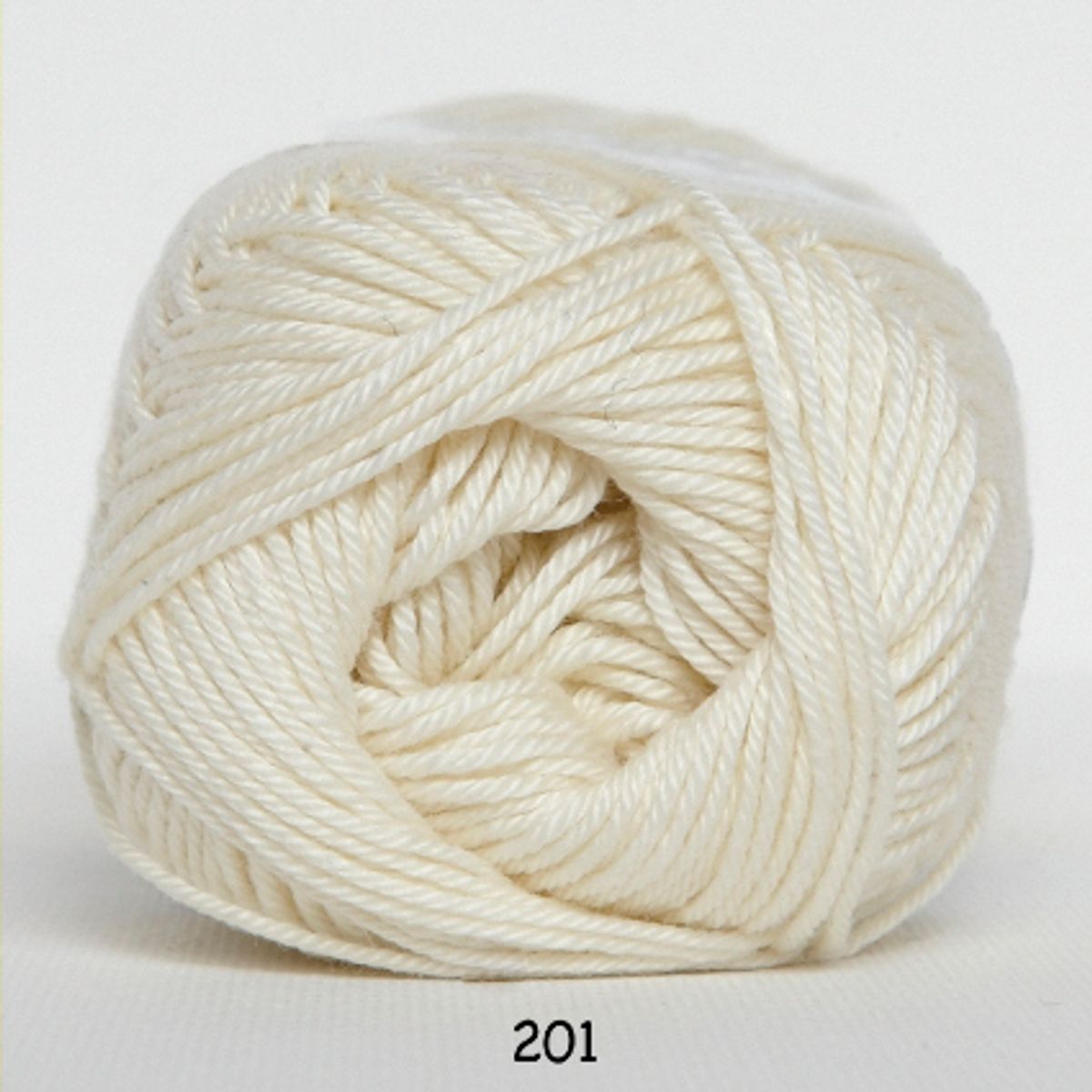 Diamond Cotton, råhvid, 50 g, nr. 201