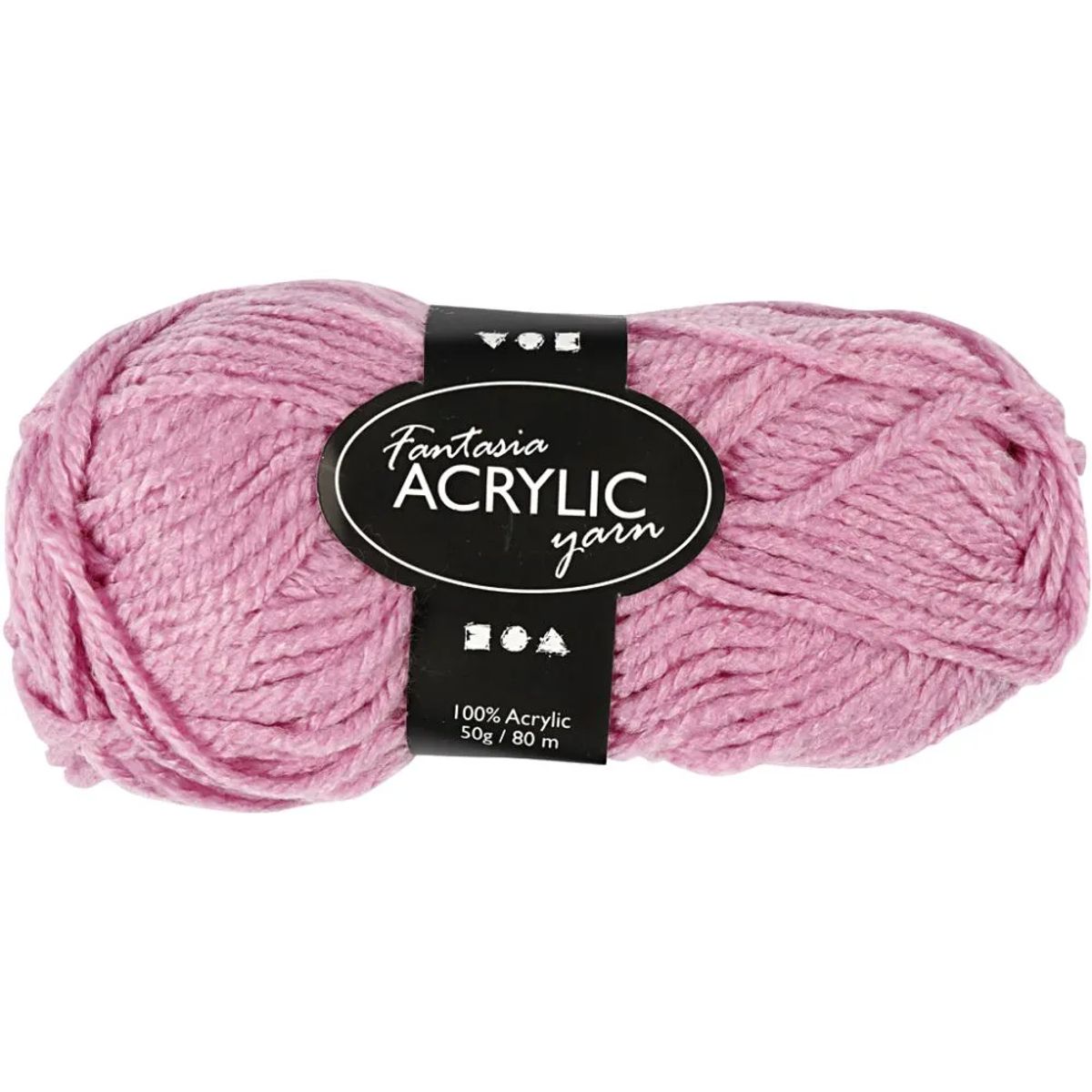 Fantasia Polyacrylgarn, rosa, 50 g