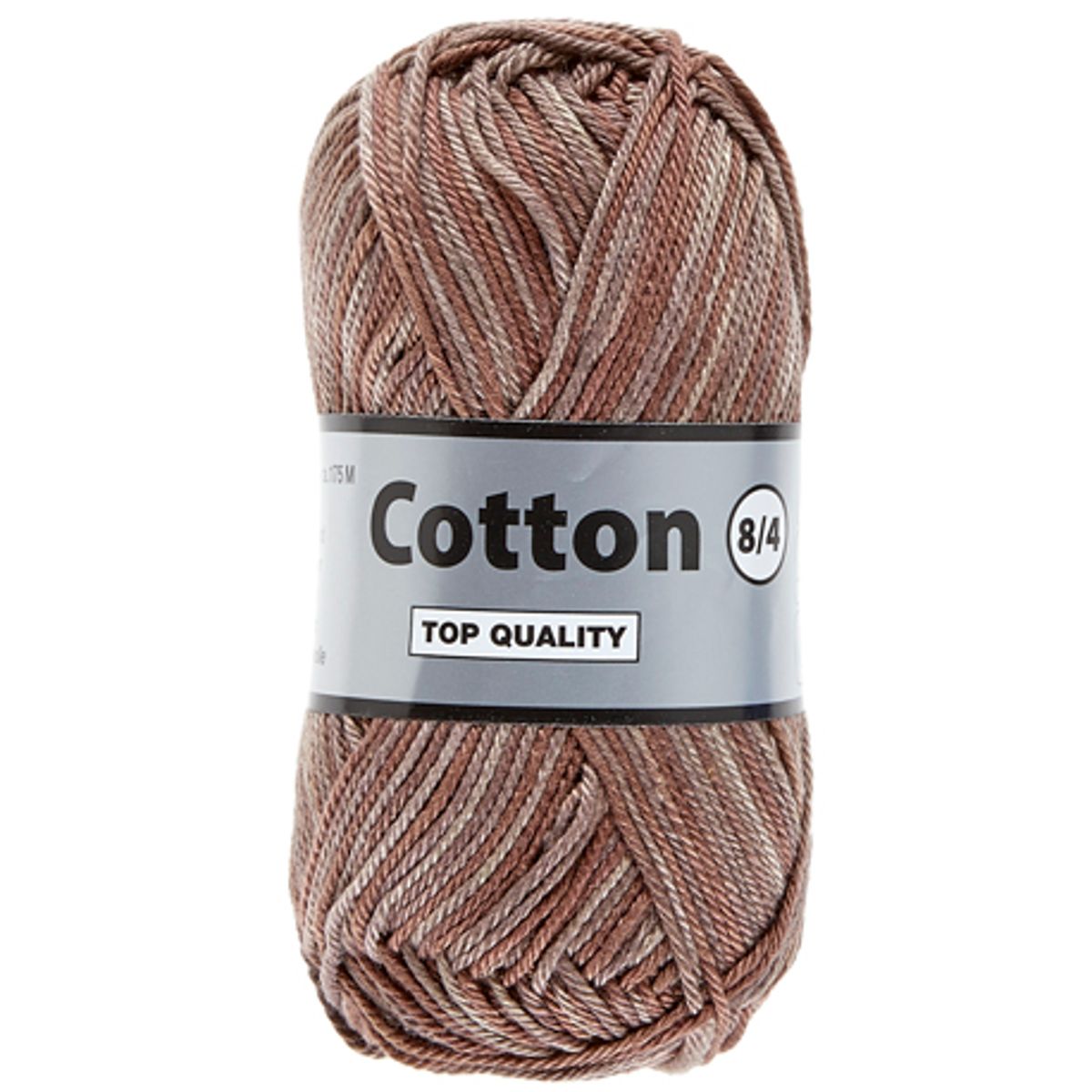 Lammy cotton 8/4, multifarvet, brune farver, 50 g, nr. 633