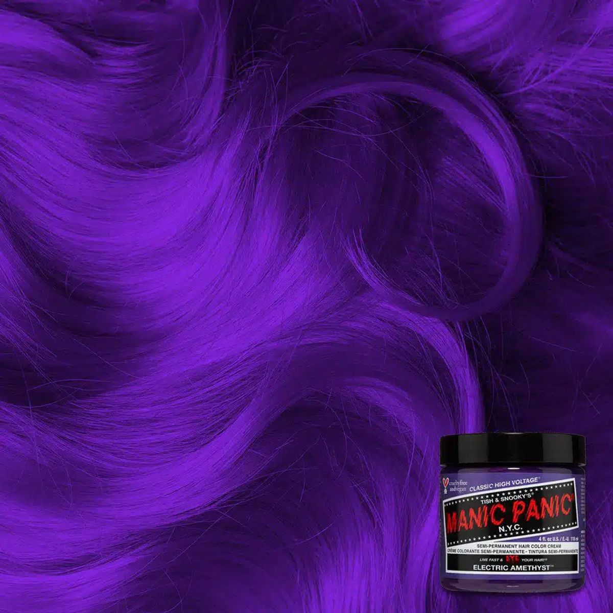 Manic Panic Semi-Permanent Hårfarve Electric Amethyst 118ML