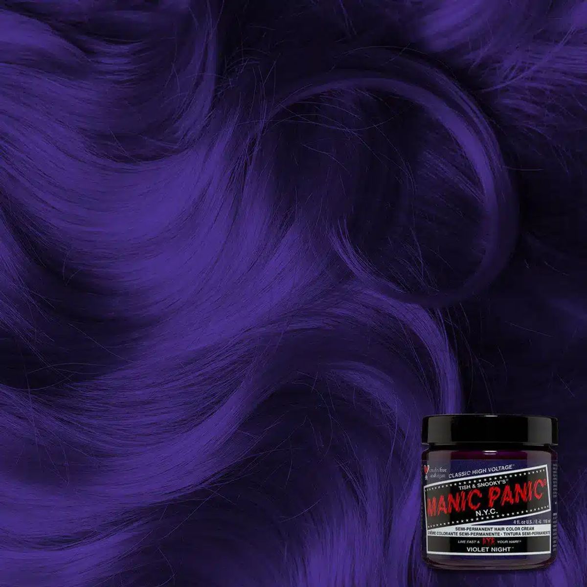 Manic Panic Semi-Permanent Hårfarve Violet Night 118ML