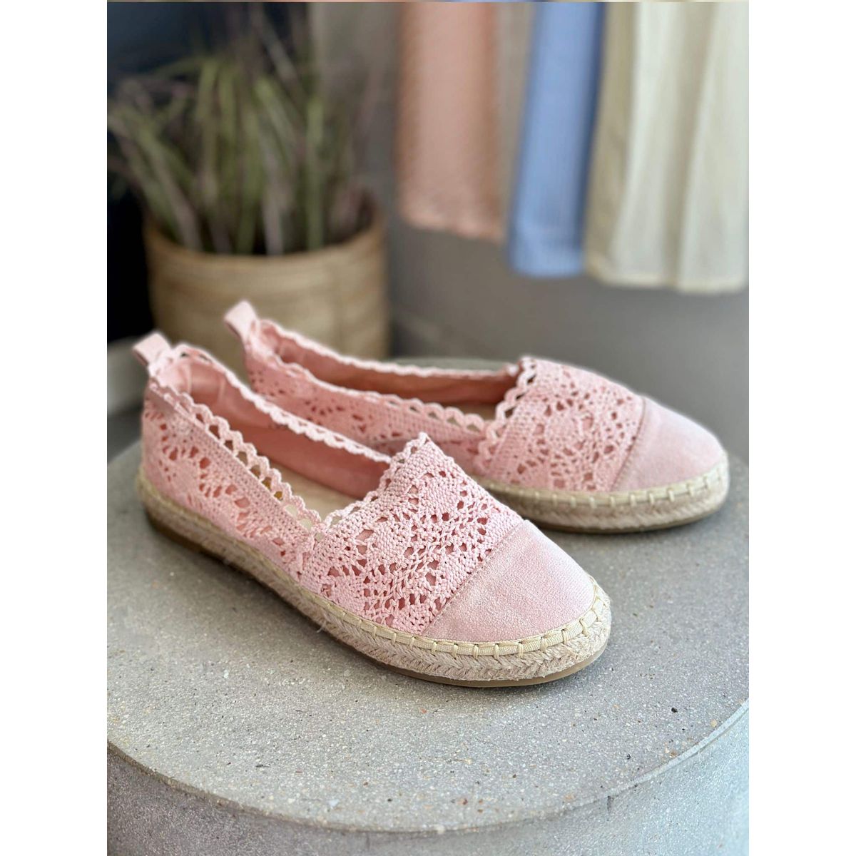 Susan Espadrillos blonde - Pink 38