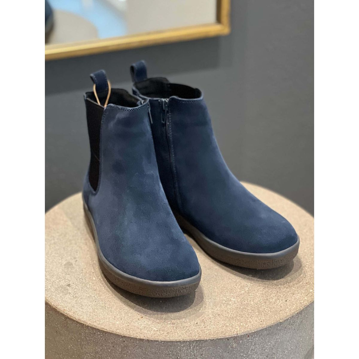 Green Comfort, Active Chelsea Boot - Marine Blue 37