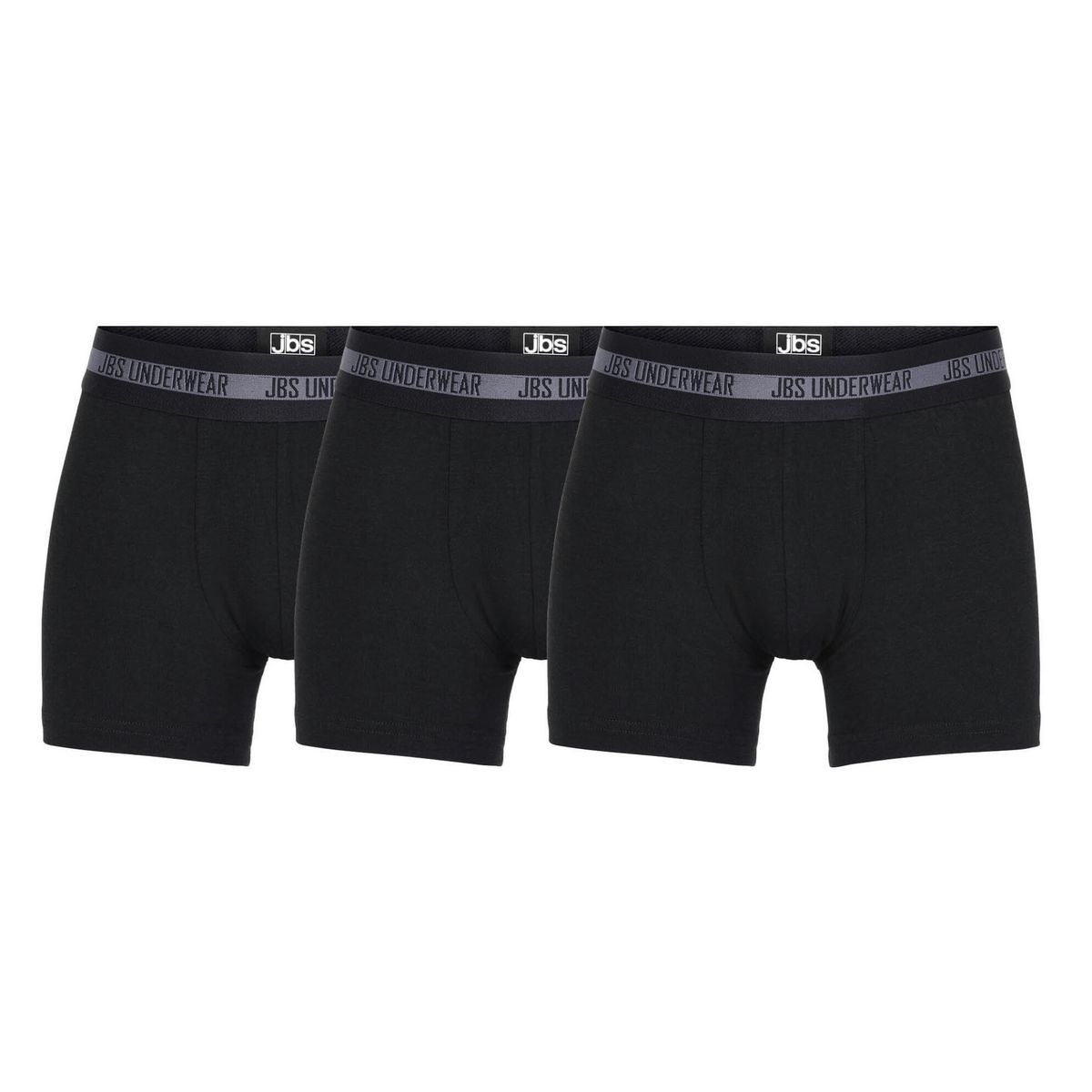 3-pak JBS bambus boxershorts til drenge, sort, str. 9-10 år