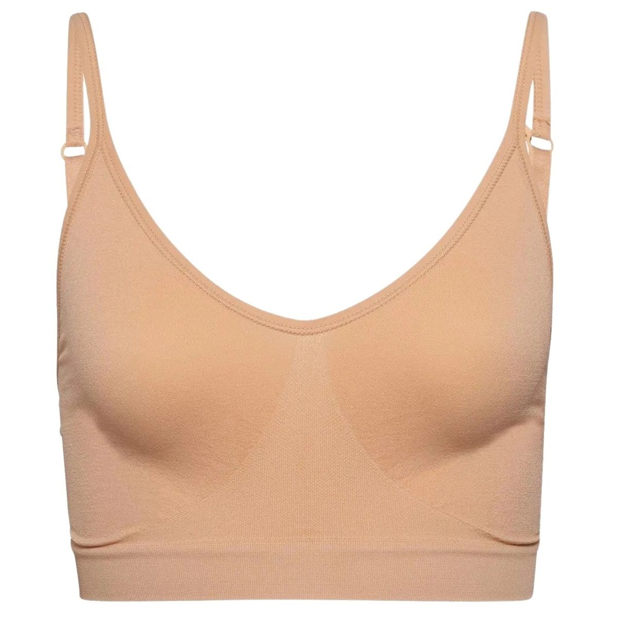 Decoy BH-top med smalle stropper, nude, str. small