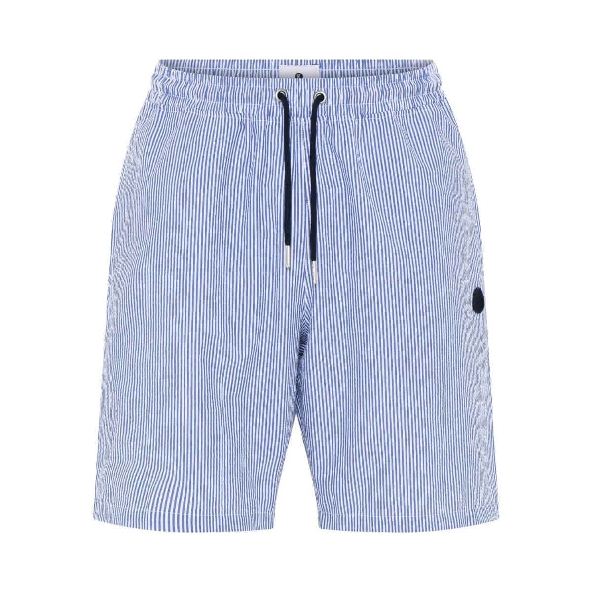 Bomulds shorts til mænd, JBS of Denmark, lyseblå striber str. XL