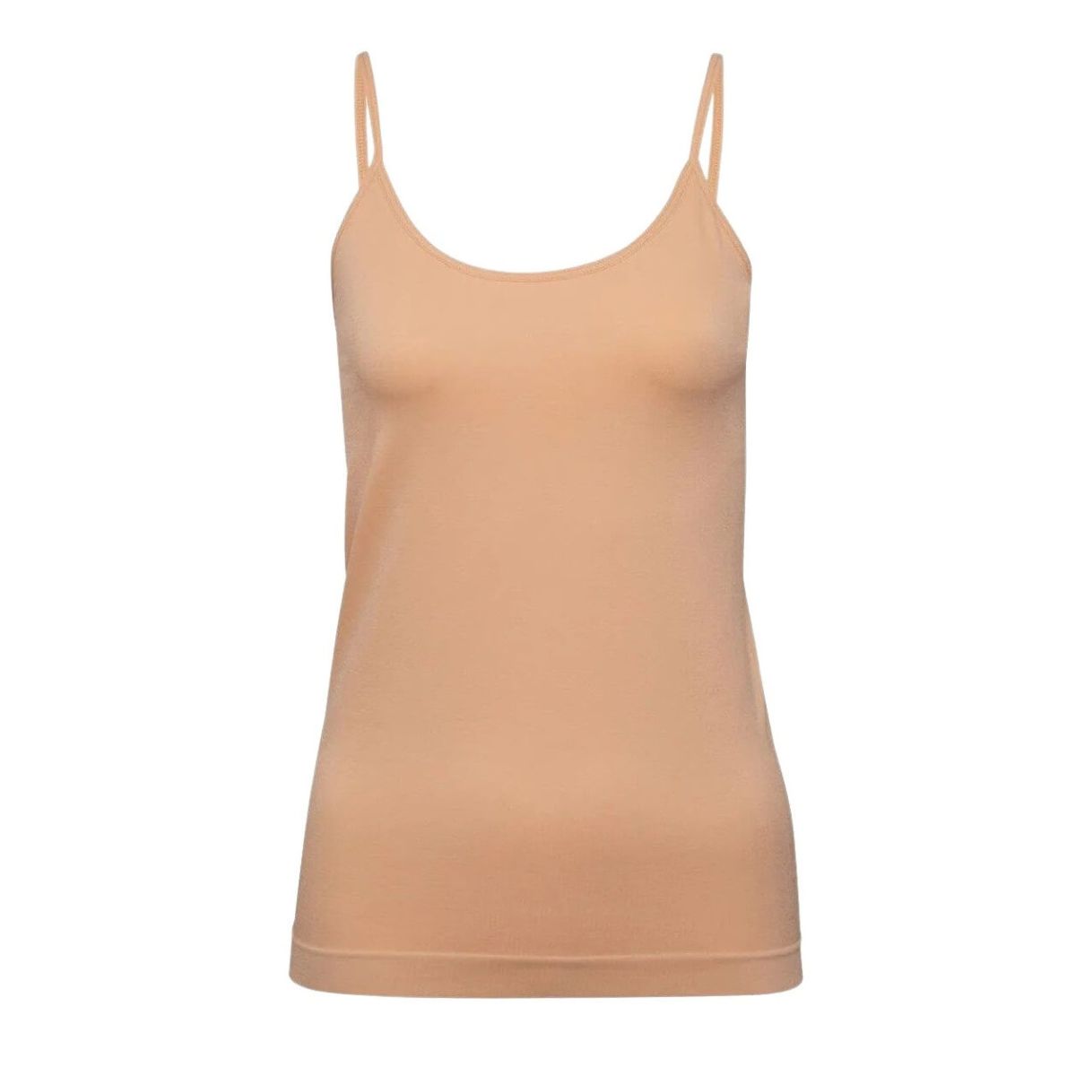 Decoy top med smalle stropper, nude, str. medium