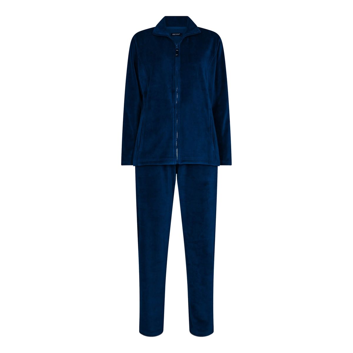 Velour Hjemmesæt fra Decoy, Navy-L