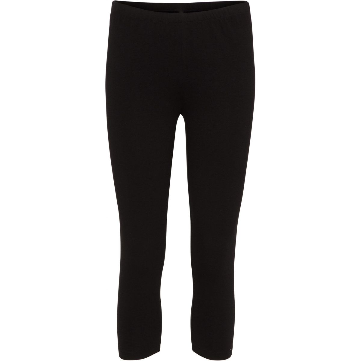 Decoy viskose capri leggings (3/4 længde) sort str. 3XL