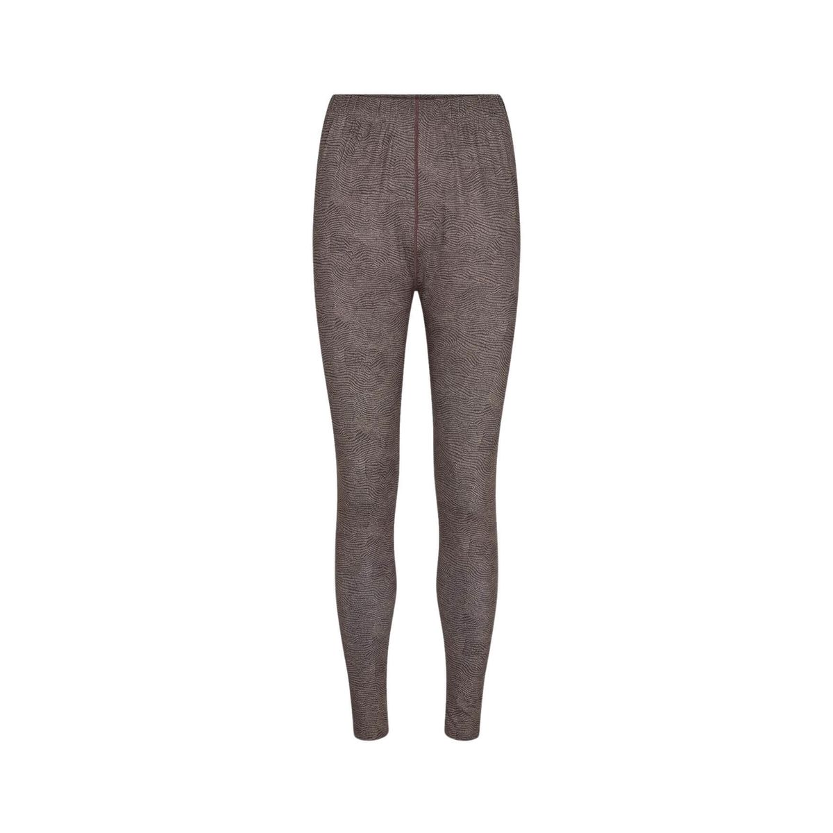 Højtaljede microfiber leggings fra Decoy - Mocca-M