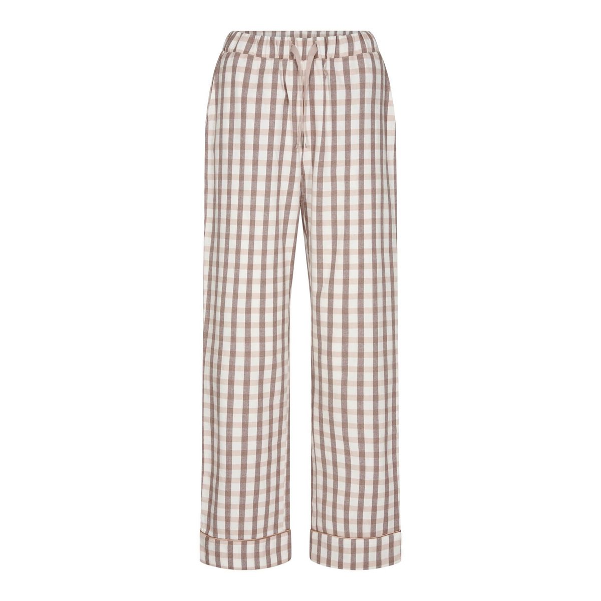 Ternede pyjamasbukser, dame, JBS of Denmark, brun, str. small