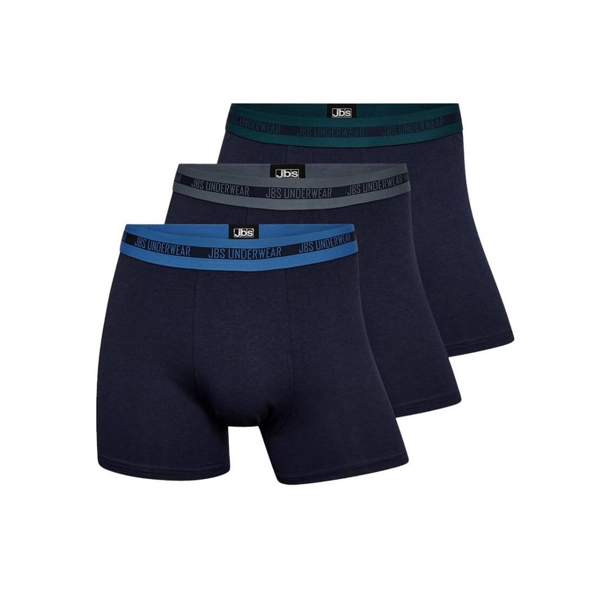 3-pak JBS bambus boxershorts, navy, str. 2XL