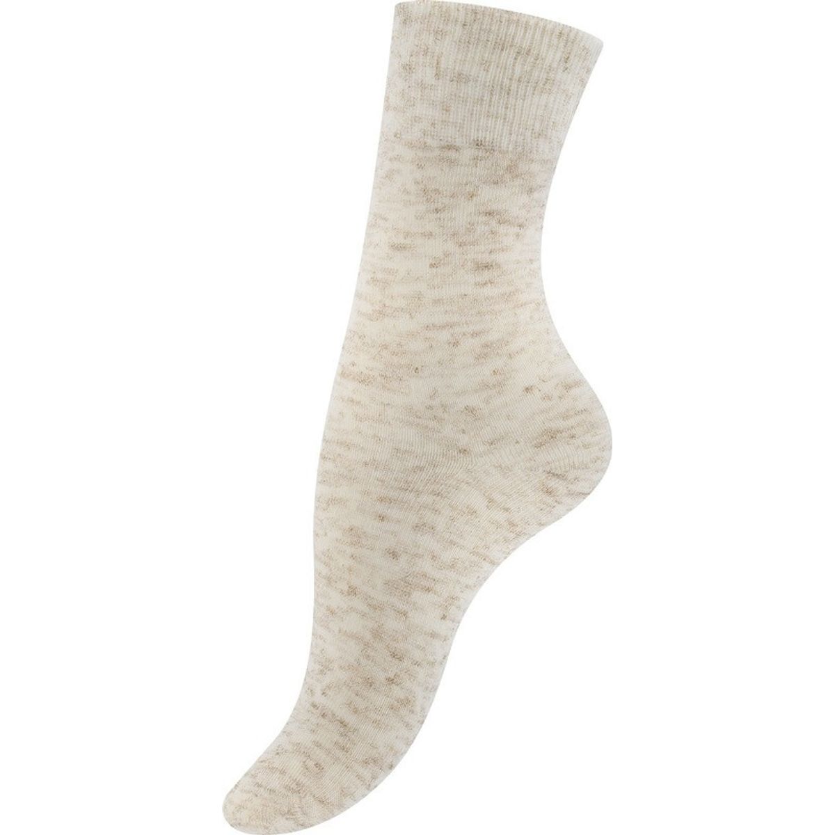 Beige Damestrømper Med Soft Top- 3-Pak - Str. 39-42