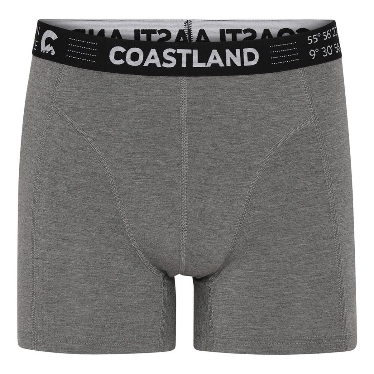 Grå Coastland uld-boxershorts herre, 2X-Large