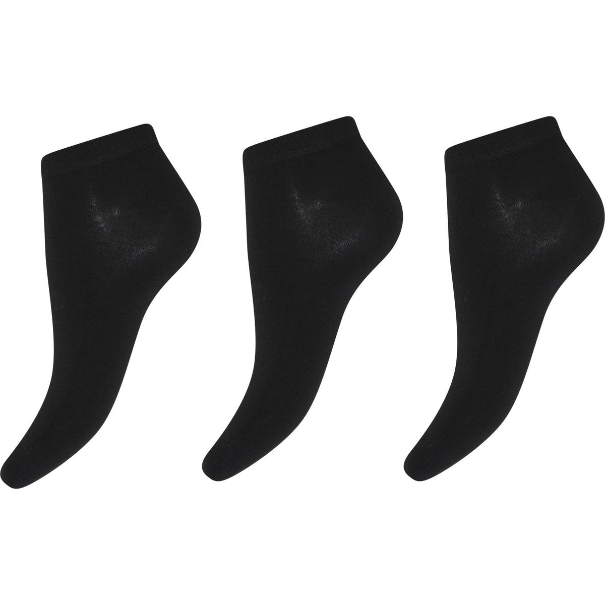 DECOY sneaker socks bamboo 3pk - Sort str. 37-41