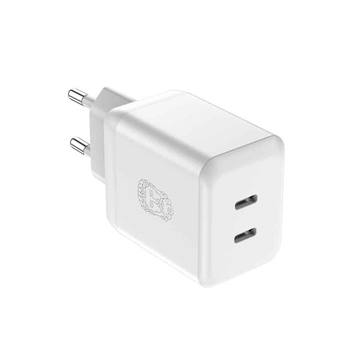 UPSTRÖM CIRKULÄR 35W Super oplader med 2x USB-C porte yderskal af 100% genbrugsplast