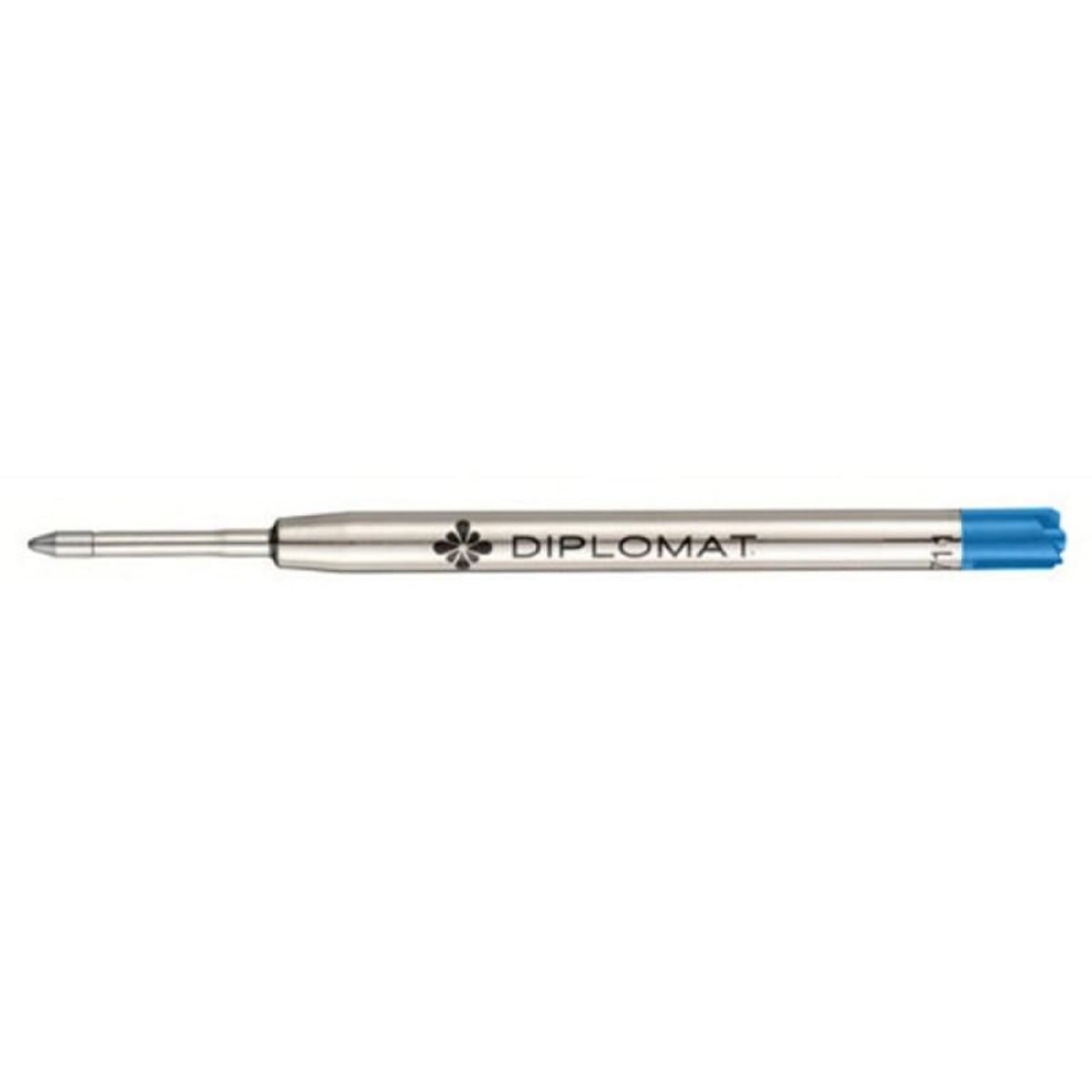 Rollerball refill DIPLOMAT til serien Excellence A Plus, Excellence A2, Aero, Optimist, Esteem, Traveller, Magnum, M, blå,.