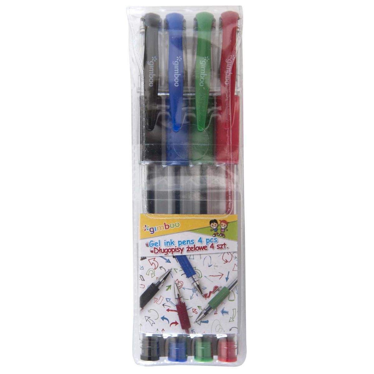 Gelpen GIMBOO Classic, 4 stk., vedhængsemballage, assorterede farver 1 PA