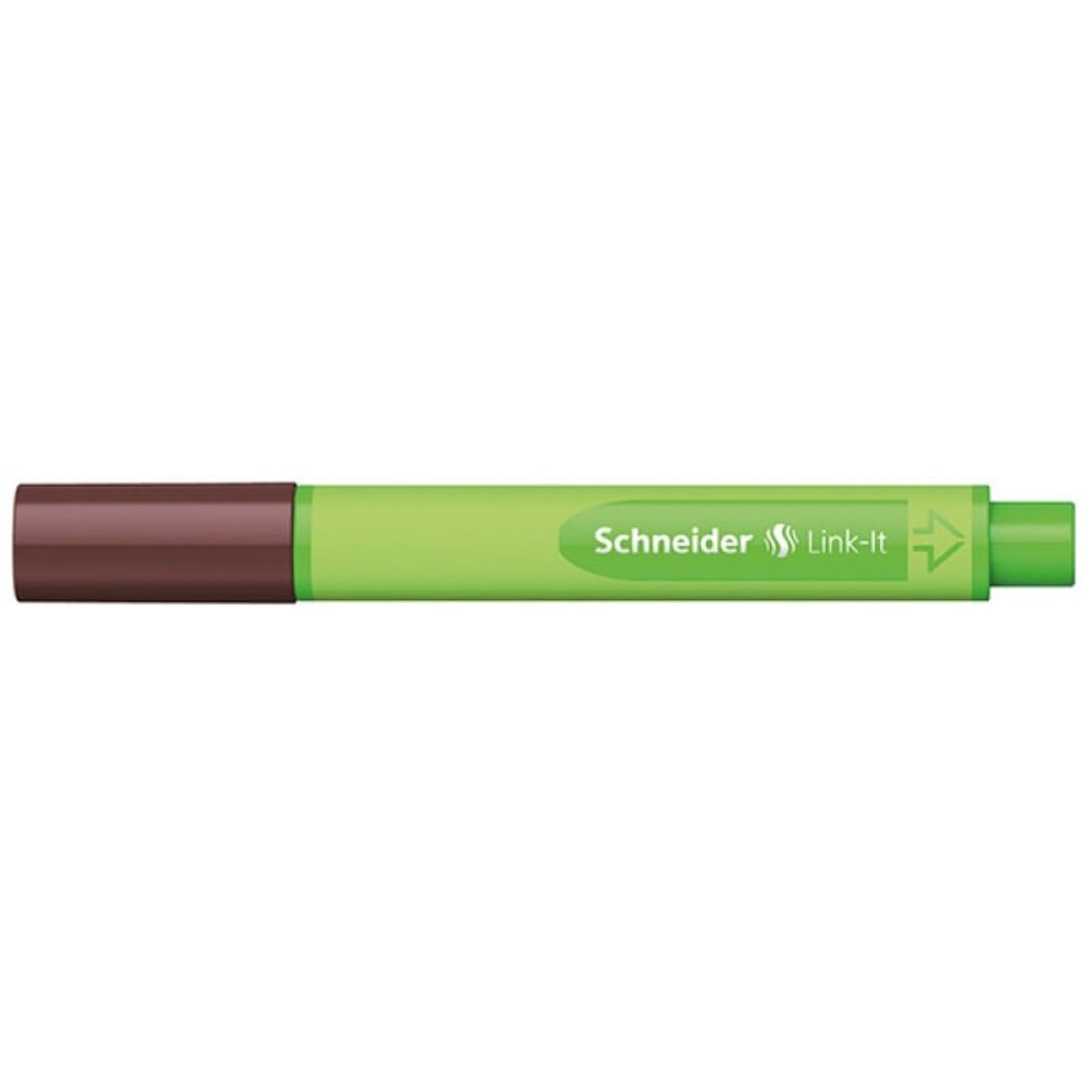 Fineliner SCHNEIDER Link-It, 0,4mm, mørkebrun,.