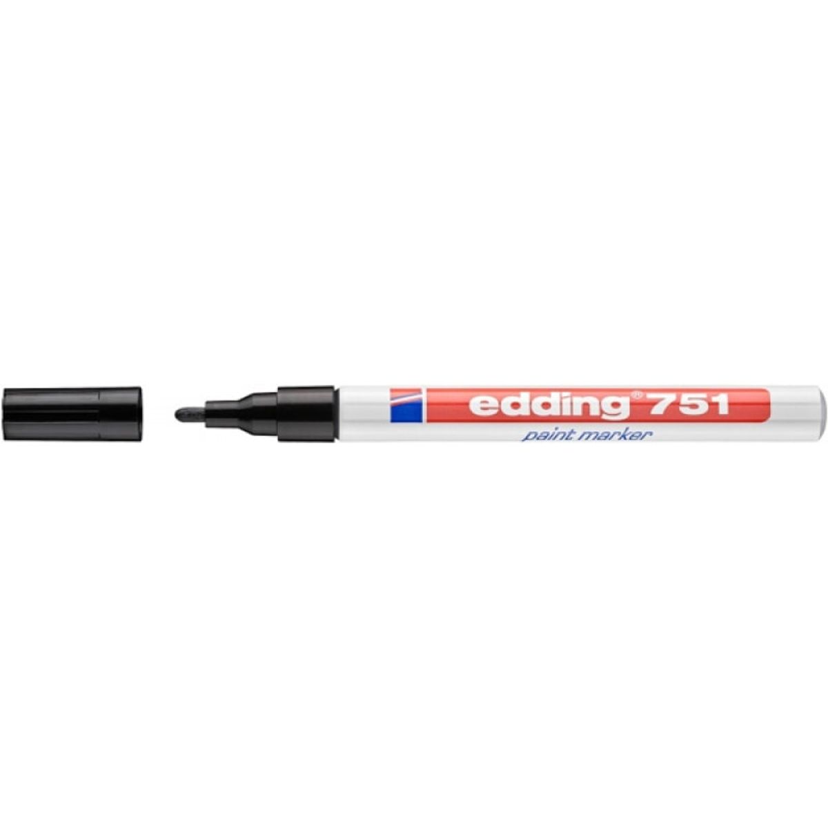 EDDING Marker paint e-751, 1-2mm, sort, 10 stk.