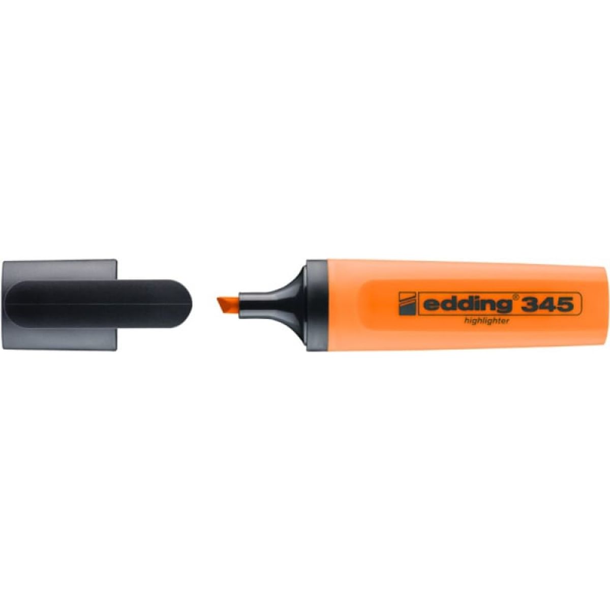 EDDING e-345 Highlighter, 2-5mm, orange, 10 stk.