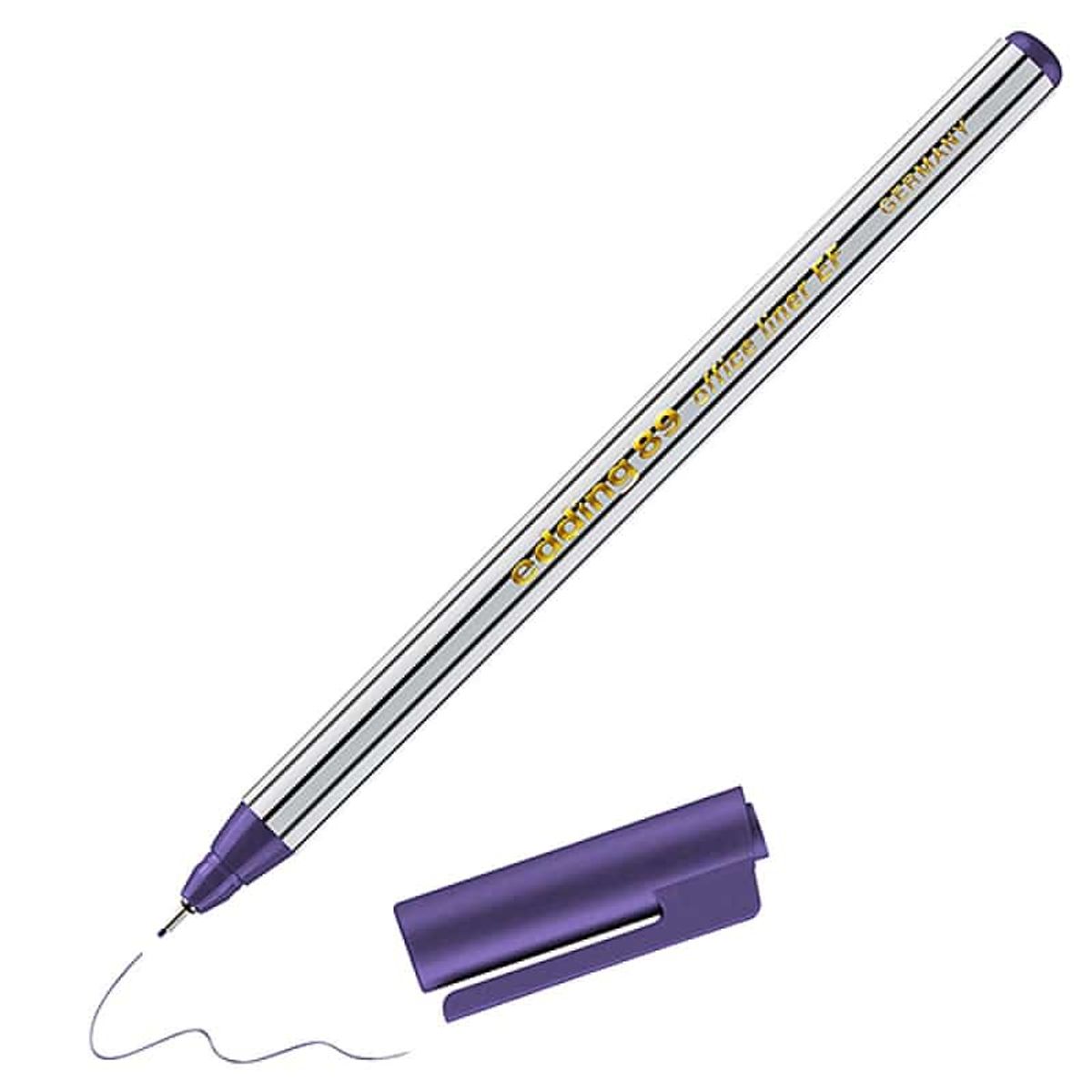 Tynd pen e-89 EF EDDING, 0,3 mm, violet, 10 stk.