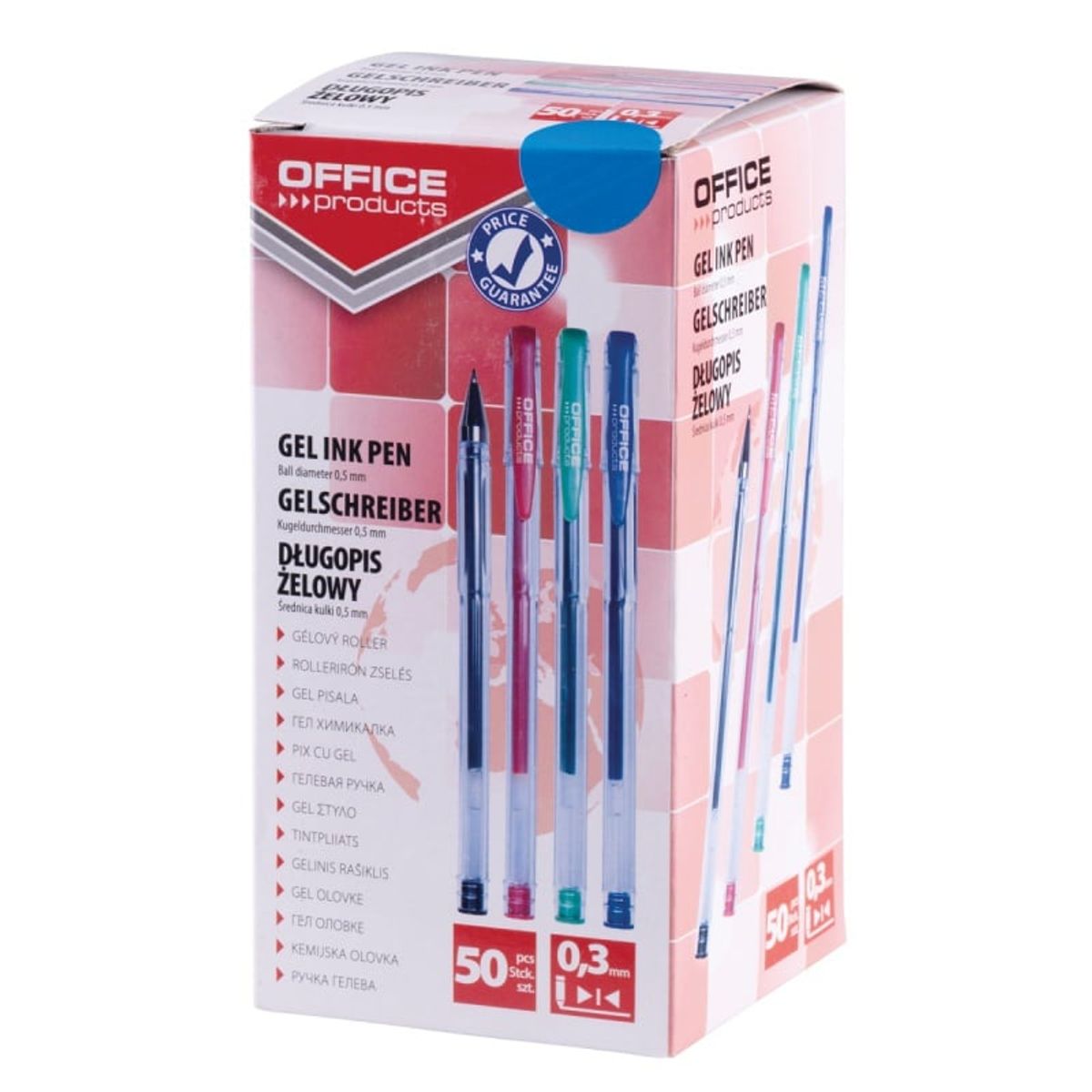 Gelpen OFFICE PRODUCTS Classic 0.5mm, blå, 50 stk.