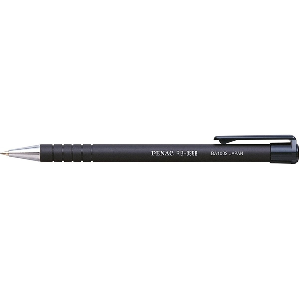 Kuglepen, Tryk PENAC RB085 1.0mm, sort, 12 stk.