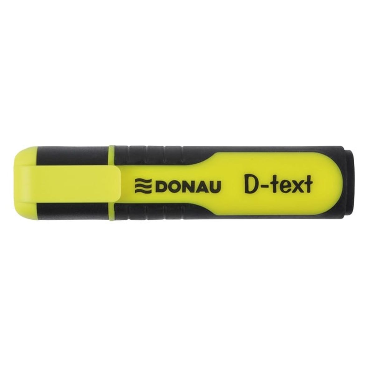 Highlighter DONAU D-Text, 1-5mm (streg), gul, 10 stk.