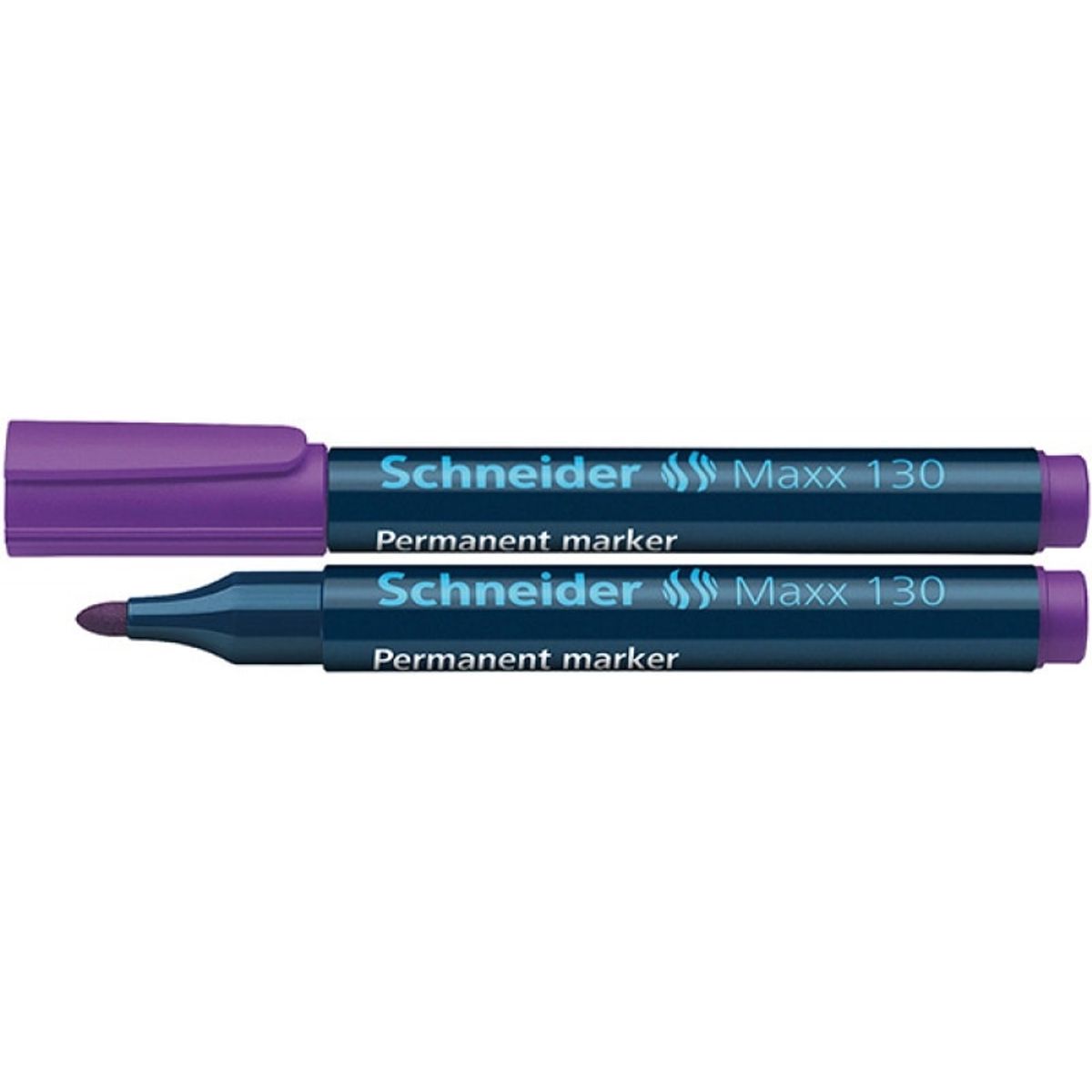 Permanent marker SCHNEIDER Maxx 130, rund, 1-3 mm, violet, 10 stk.