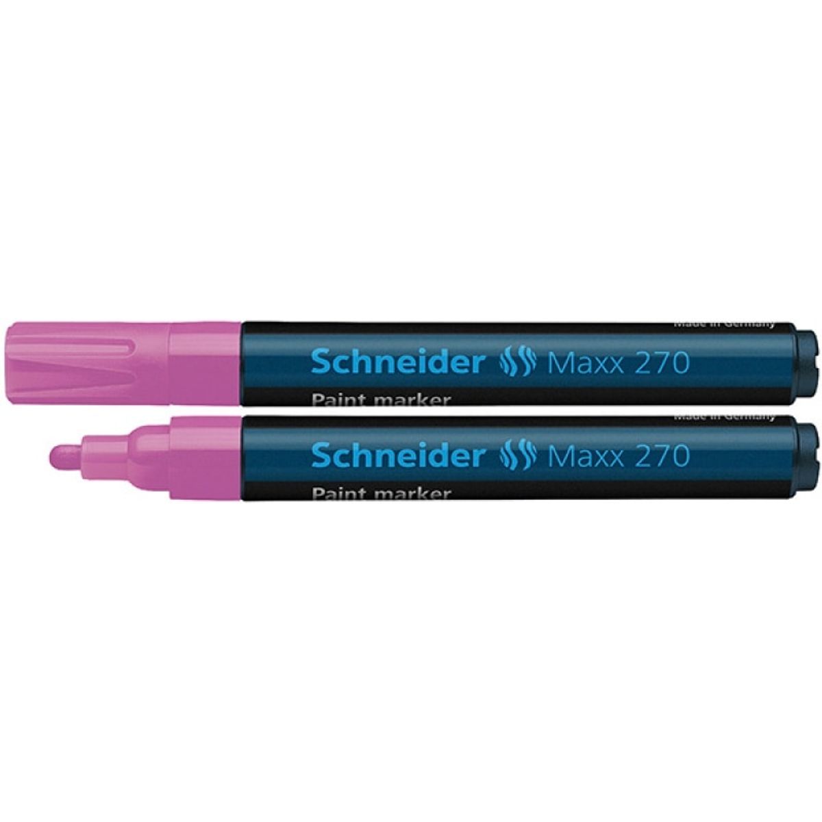 Oliemarkør SCHNEIDER Maxx 270, rund, 1-3mm, pink,.