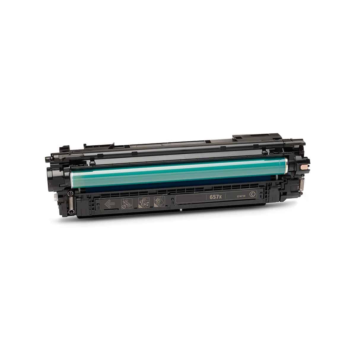 HP 657X cyan toner 23.000 sider - Kompatibel - CF471X