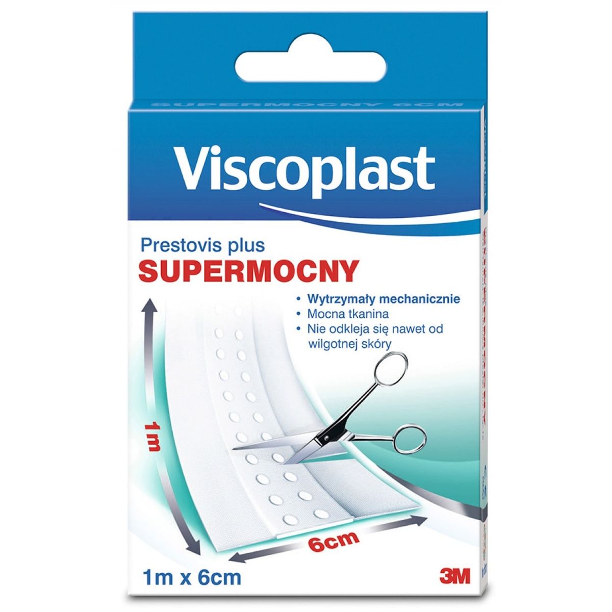 Plaster super stærk VISCOPLAST 6cmx1m.