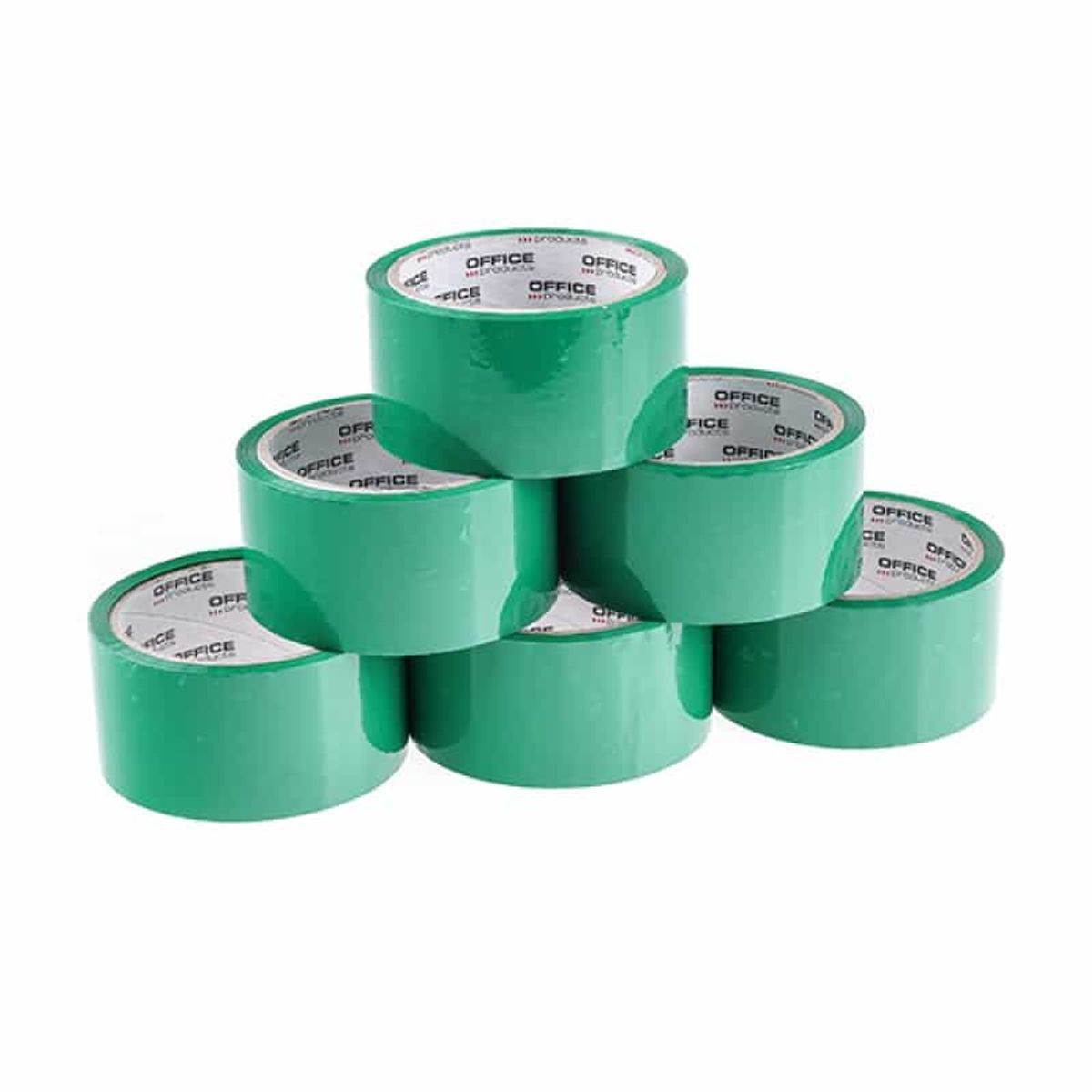 Pakketape Grøn 48mm x 46m Akryl Lim 6 stk.