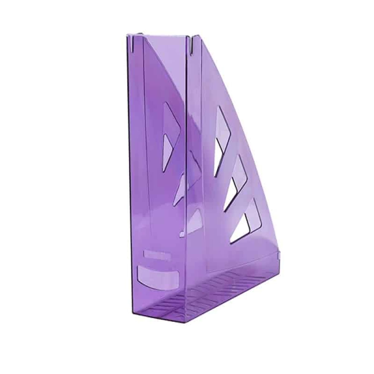 Tidsskriftholder A4 Mesh Transparent Violet.